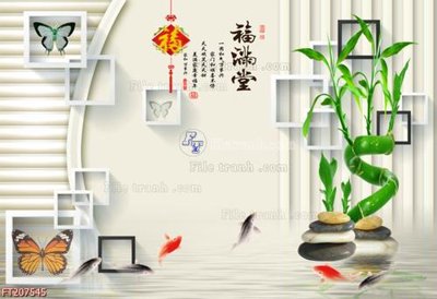 Ảnh gốc File in tranh tường 3D FT207545 (độ nét cao) in mica