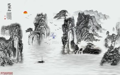 File in ấn File in tranh tường 3D FT207585 chuyên nghiệp