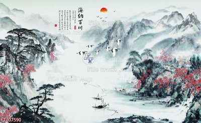 File PSD File in tranh tường 3D FT207590 (nguyên gốc) chất lượng cao