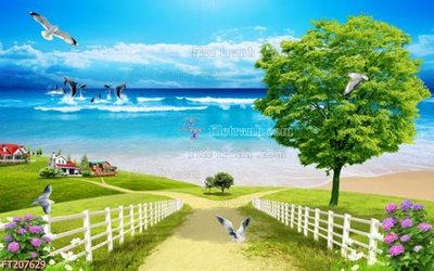 File tranh File in tranh tường 3D FT207629 (ảnh gốc) chi tiết rõ ràng