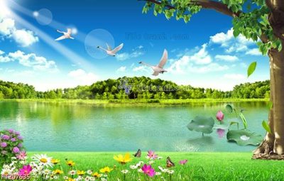 File gốc File in tranh tường 3D FT207635 (phong cách) châu Âu