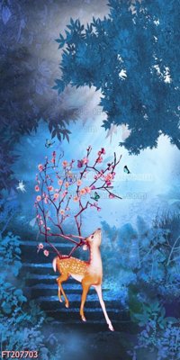 Download file gốc File in tranh tường 3D FT207703 (dùng cho in ấn)