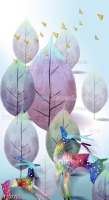 Tải file File in tranh tường 3D FT207705 (gốc) làm file tranh quảng cáo