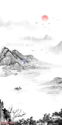 File ảnh File in tranh tường 3D FT207759 (gốc) cho trang trí nhà hàng