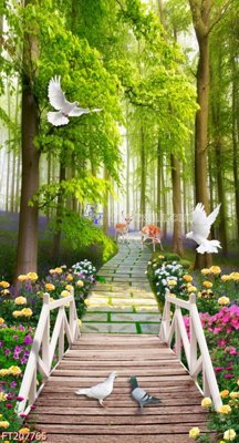 Tải file File in tranh tường 3D FT207765 (gốc) in tranh tráng gương