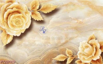 File tranh File in tranh tường 3D FT207819 (ảnh gốc) cho in ấn kỹ thuật số