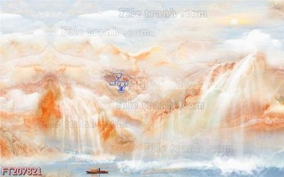 File gốc File in tranh tường 3D FT207821 (phong cách) châu Âu