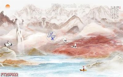 Download file gốc File in tranh tường 3D FT207822 (in mica) 3D