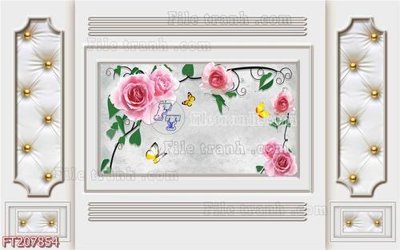 File gốc File in tranh tường 3D FT207854 (in mica) làm bảng hiệu