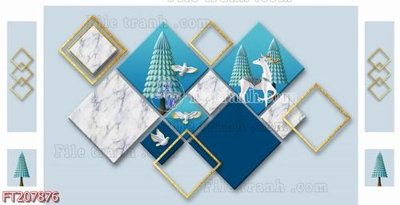 File tranh File in tranh tường 3D FT207876 (gốc) in film