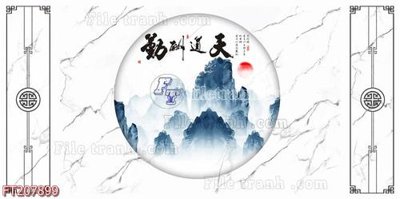 File ảnh File in tranh tường 3D FT207899 (gốc) cho trang trí nội thất