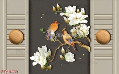 File PSD File in tranh tường 3D FT207900 (bản gốc) đã tách nền