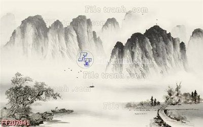 File in trần File in tranh tường 3D FT207941 (bản gốc 3D) sống động