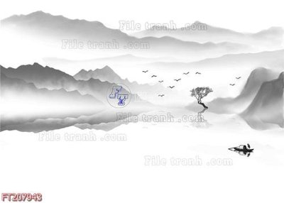 File tranh in mica File in tranh tường 3D FT207943 (độ phân giải cao)