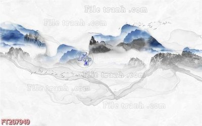 File tranh File in tranh tường 3D FT207949 (gốc) in film