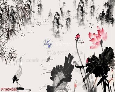 Tải file File in tranh tường 3D FT207956 (ảnh gốc) in tráng gương