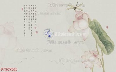 File gốc File in tranh tường 3D FT207959 (phong cách) cổ điển