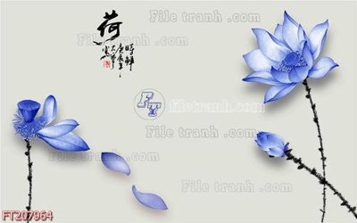 File gốc File in tranh tường 3D FT207964 (in 3D) cho trang trí