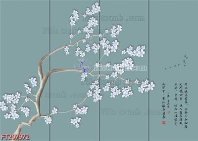 File gốc File in tranh tường 3D FT207972 (in lụa) tranh thuận buồm