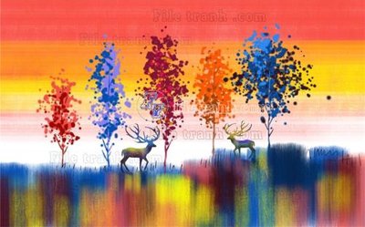 Tệp tin gốc File in tranh tường 3D FT208028 (dùng cho in) File in tranh tường 3D FT208028