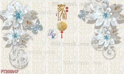 File ảnh File in tranh tường 3D FT208047 (gốc) cho trang trí nhà hàng