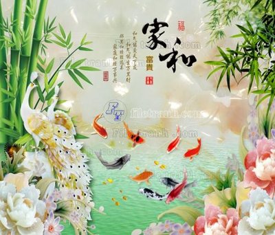 File PSD File in tranh tường 3D FT208079 (gốc) cho designer