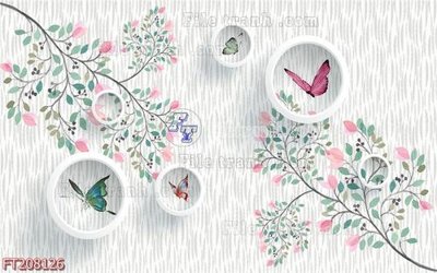 Download file File in tranh tường 3D FT208126 (chuẩn in) File in tranh tường 3D FT208126