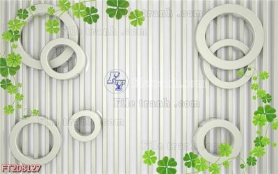 File gốc File in tranh tường 3D FT208127 (in lụa) tranh phong thủy