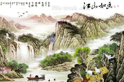 File gốc File in tranh tường 3D FT208134 (dành cho trang trí nội thất)