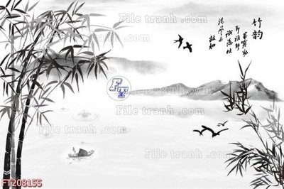 File ảnh File in tranh tường 3D FT208155 (gốc) trang trí khách sạn