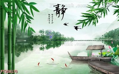 File in ấn chuyên nghiệp File in tranh tường 3D FT208170 (file gốc)