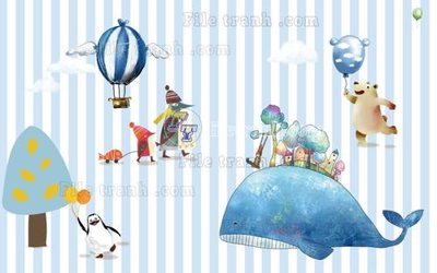 Tải file File in tranh tường 3D FT208202 (gốc) làm file in ấn