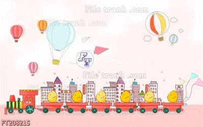 File PSD File in tranh tường 3D FT208215 (chất lượng in ấn)