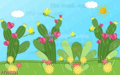 File gốc File in tranh tường 3D FT208234 (vector) cho in ấn