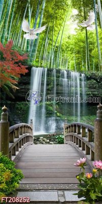 Download file gốc File in tranh tường 3D FT208252 (in lụa) nghệ thuật