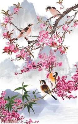 File gốc File in tranh tường 3D FT208285 (dành cho trang trí nội thất)