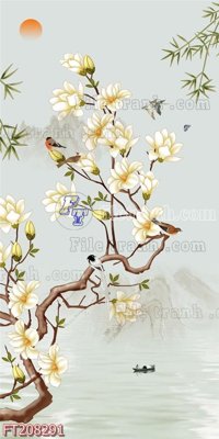 File tranh File in tranh tường 3D FT208291 (ảnh gốc) in trần 3D