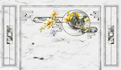 File gốc File in tranh tường 3D FT208308 (in mica) trang trí