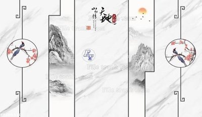 File tranh gốc File in tranh tường 3D FT208310 (bản quyền) độc đáo