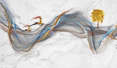 File PSD File in tranh tường 3D FT208367 (nguyên bản) cho thiết kế