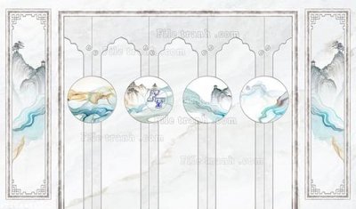 File in trần File in tranh tường 3D FT208411 (bản gốc) phong cảnh