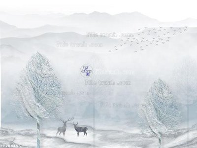 Tải về file gốc File in tranh tường 3D FT208455 (dùng cho in quảng cáo)