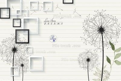 File in trần File in tranh tường 3D FT208483 (bản gốc 3D) sống động