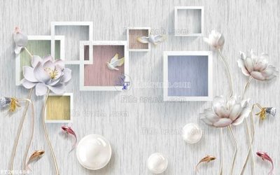 File gốc in ấn File in tranh tường 3D FT208484 chuẩn màu CMYK