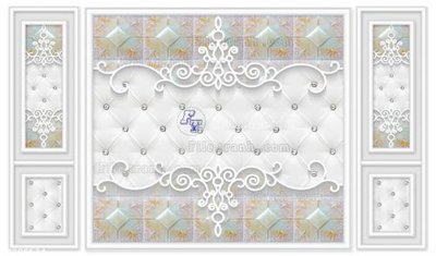 File gốc File in tranh tường 3D FT208514 (bản quyền) cho in ấn