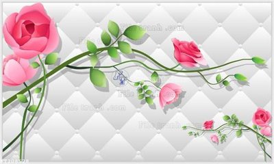 Hình ảnh file gốc in lụa File in tranh tường 3D FT208528