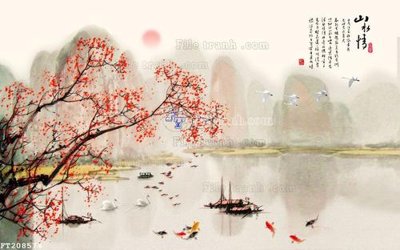 Download file gốc File in tranh tường 3D FT208574 (in mica) logo