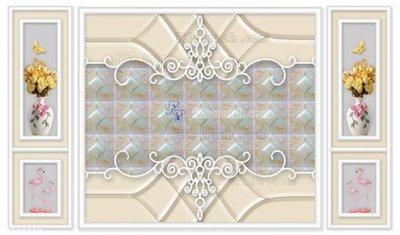 File in mica File in tranh tường 3D FT208710 (ảnh gốc) đẹp