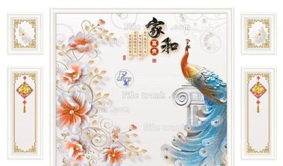File gốc File in tranh tường 3D FT208718 (phong cách) cổ điển