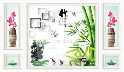 Download file File in tranh tường 3D FT208731 (chuẩn in) chất lượng cao